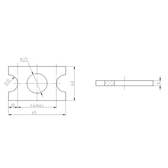Шайба-скоба плоская ЦП-138