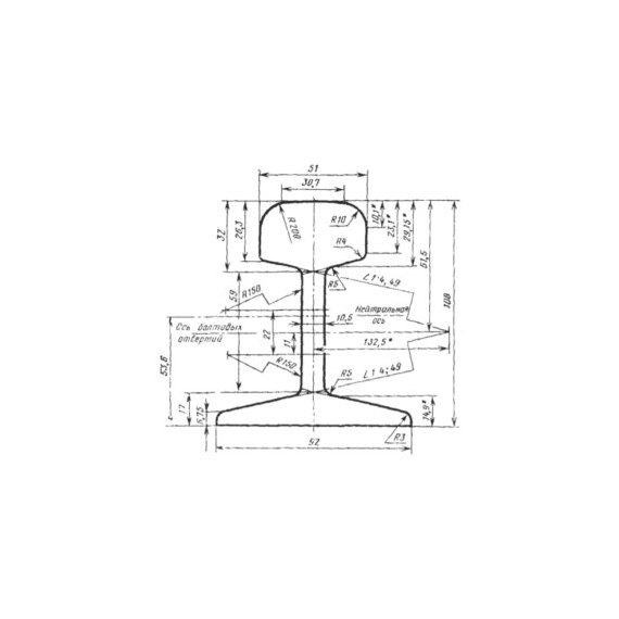 Рельсы Р24 б/у
